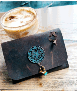 Ví Da Thủ Công Mini Kết Hợp Trang Sức – Sản Phẩm Độc Đáo