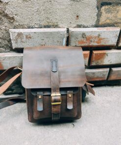 Túi da thật handmade - Vintage đậm chất phố cổ