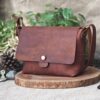 Túi Da Thật Handmade Messenger Bag – Mộc Mạc, Bền Đẹp Theo Thời Gian
